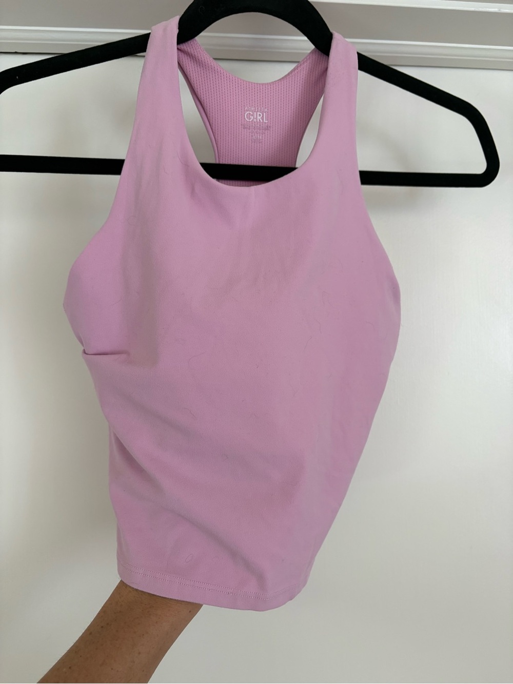 Athleta Girl Pink Athletic Racerback Tank